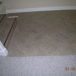 Tile installation by Pat Smith's Flooring in Louisville, KY