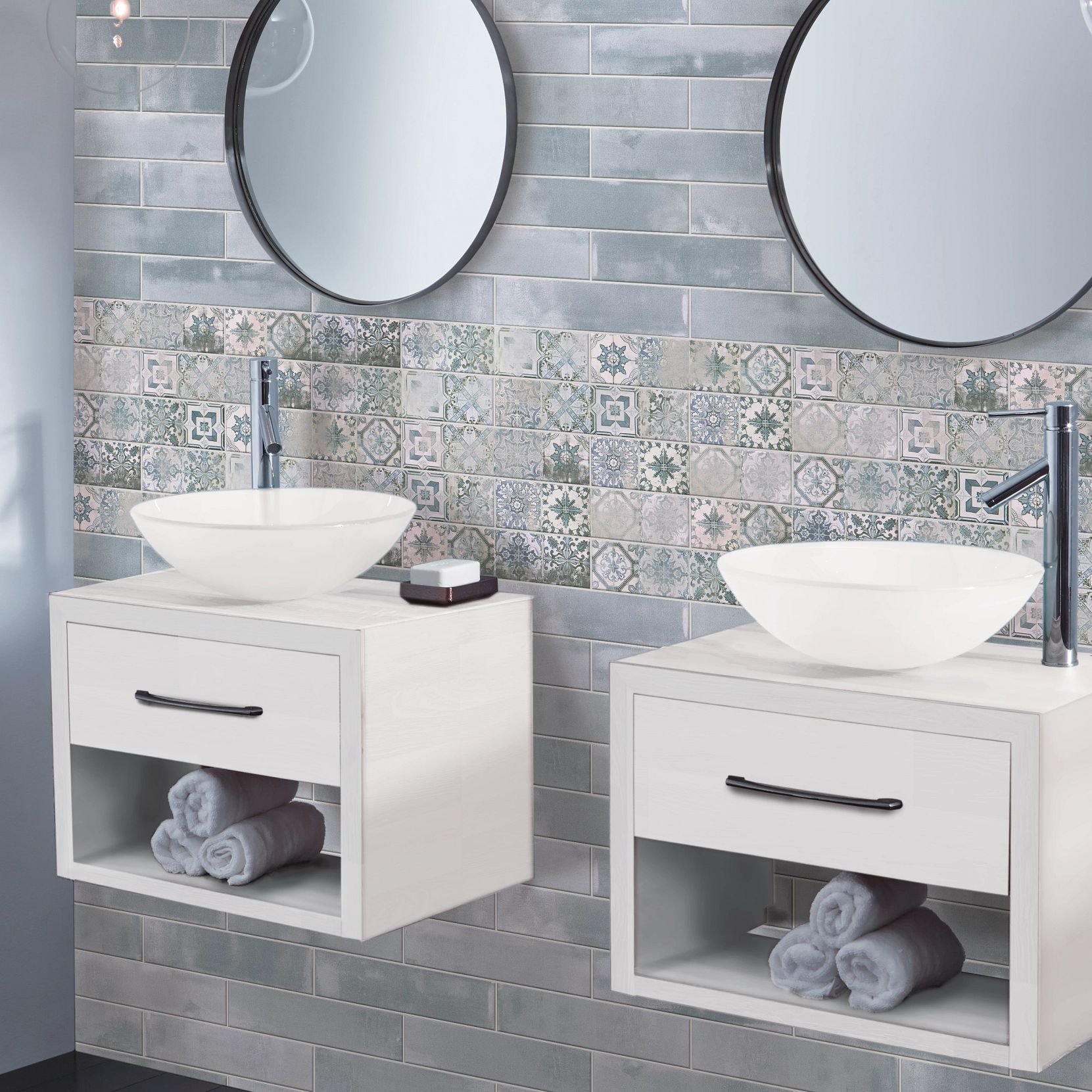 Bathroom mirrors from PAT SMITH'S FLOORING in Louisville