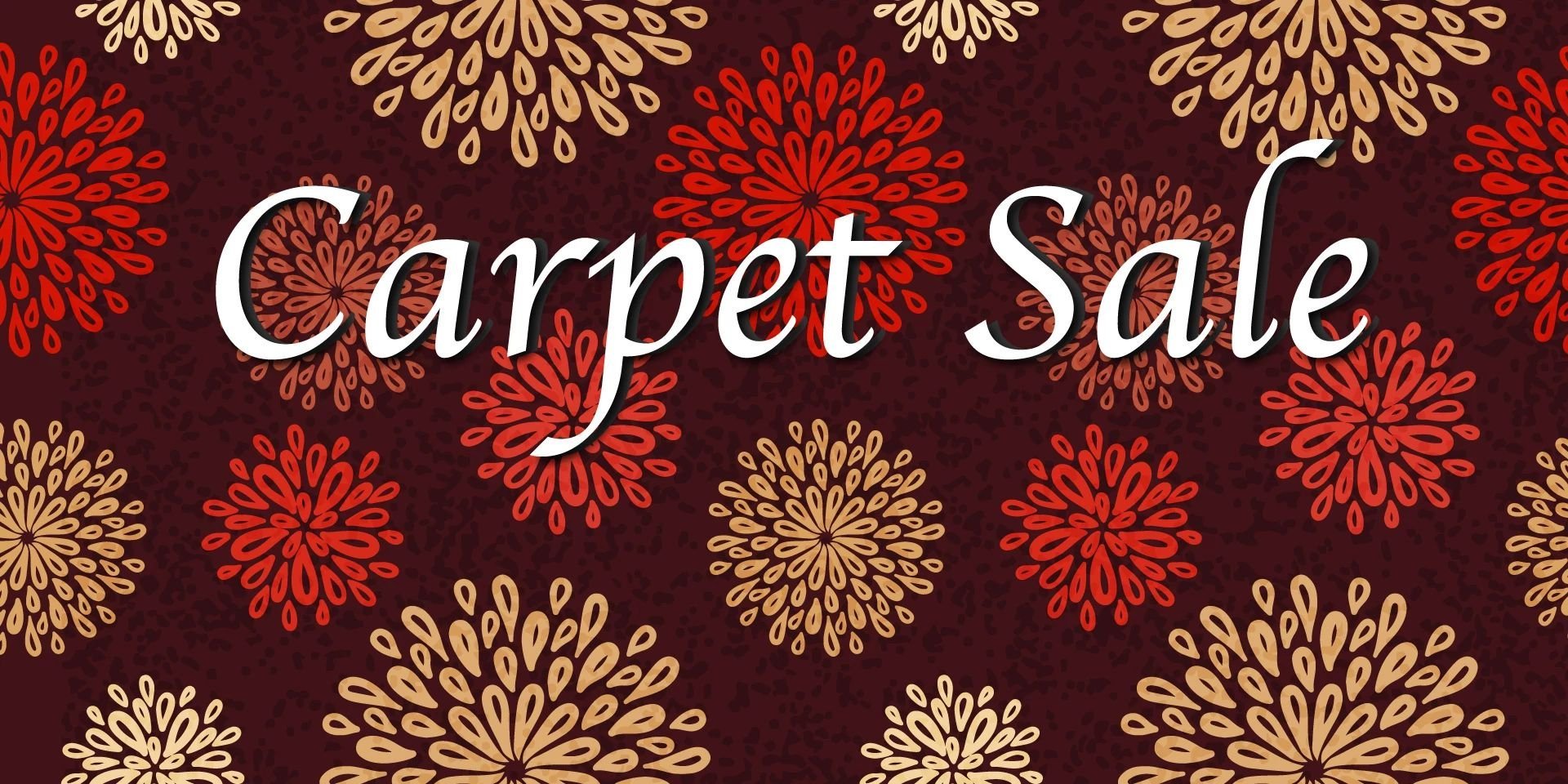 carpet sale banner by Pat Smith’s Flooring in Louisville, KY